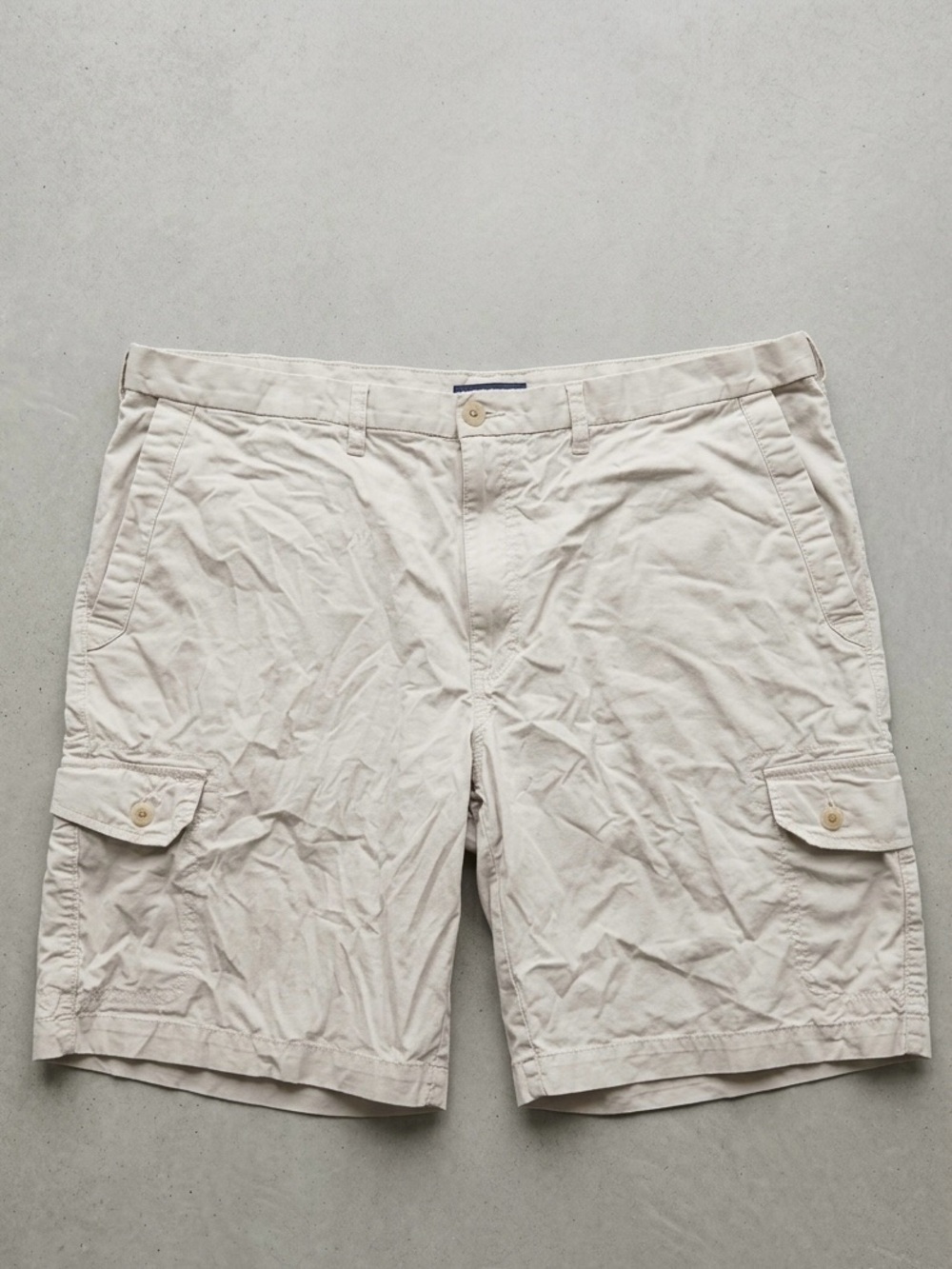 Men’s Cargo Shorts Size 44 Beige Khaki Utility Casual Outdoor Shorts
